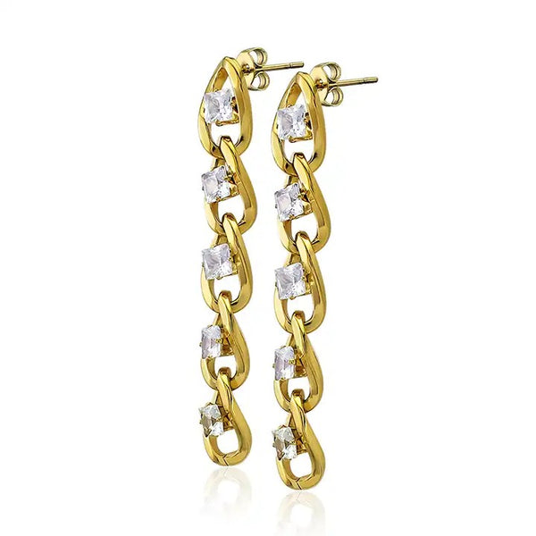Velour Gold Earring