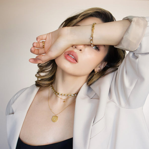 Velour Gold Necklace