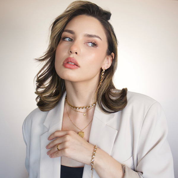 Velour Gold Necklace