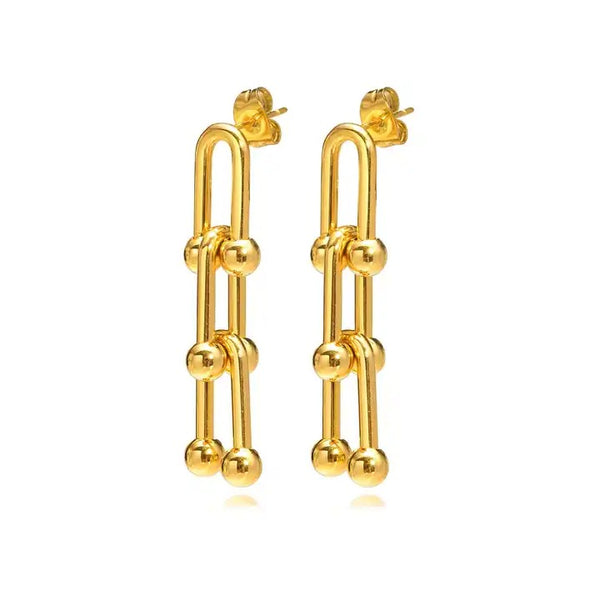 Veteran Gold Earring