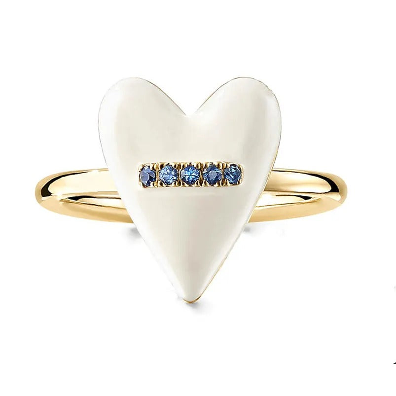 Heart Gold Ring