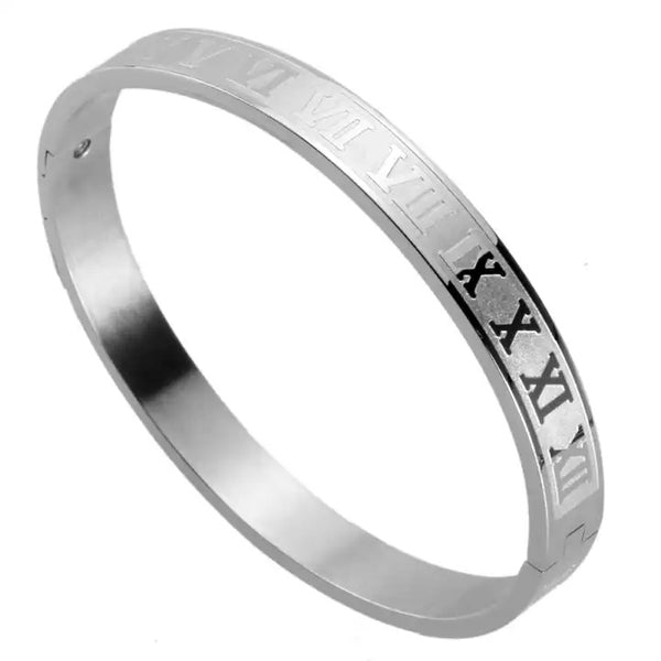 Roman Silver Bangle