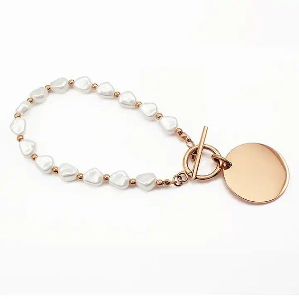 Finery Pearl Bracelet