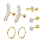 Gemify Gold Earring