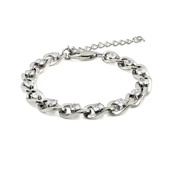 Velour Silver Bracelet