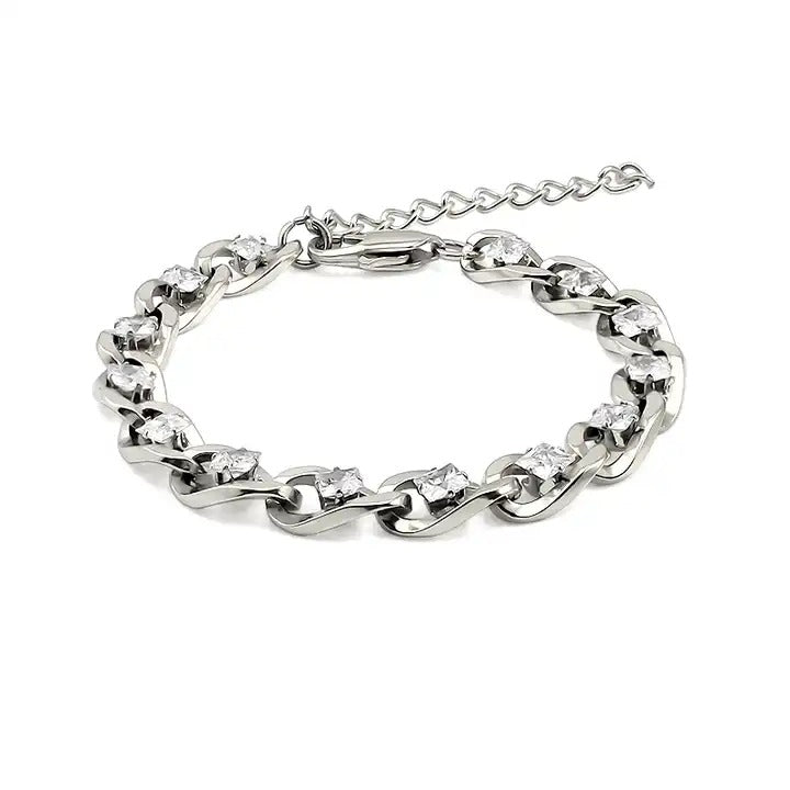 Velour Silver Bracelet