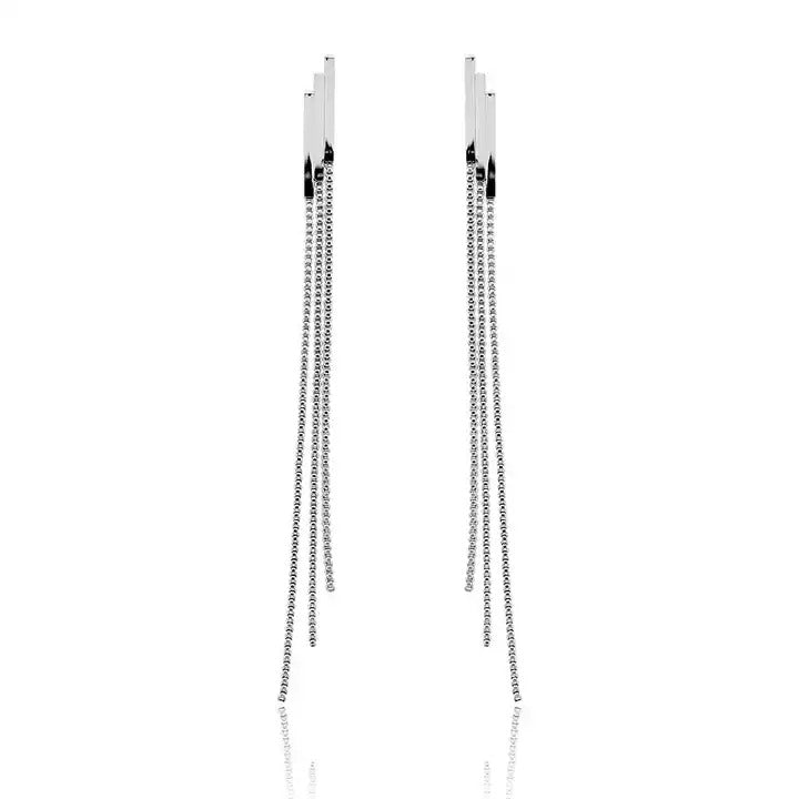 Halo Silver Earring