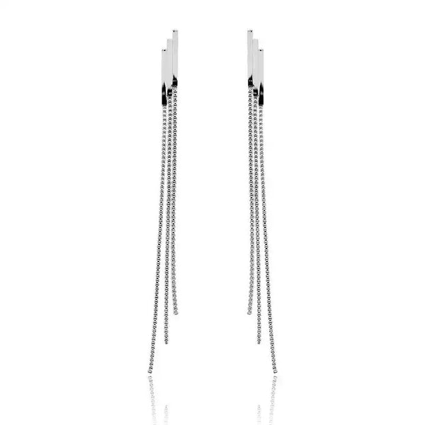 Halo Silver Earring