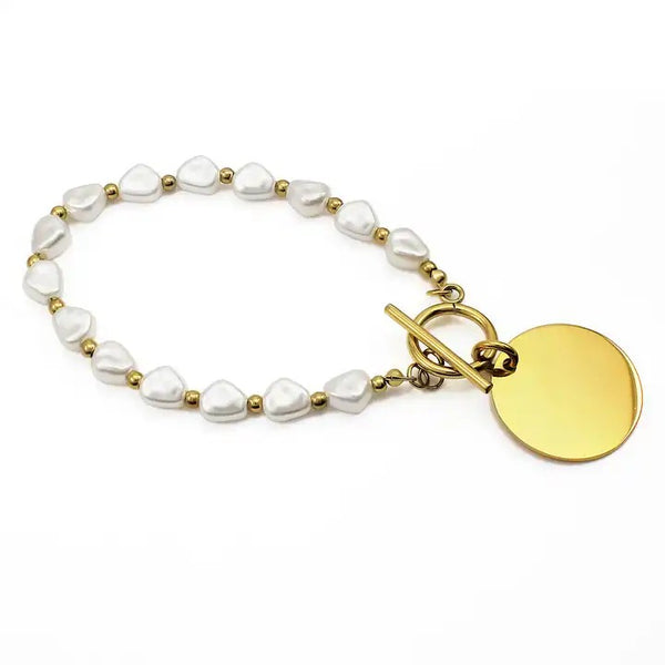 Finery Pearl Bracelet