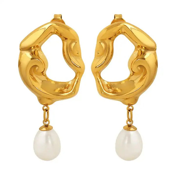 Nebula Gold Earring