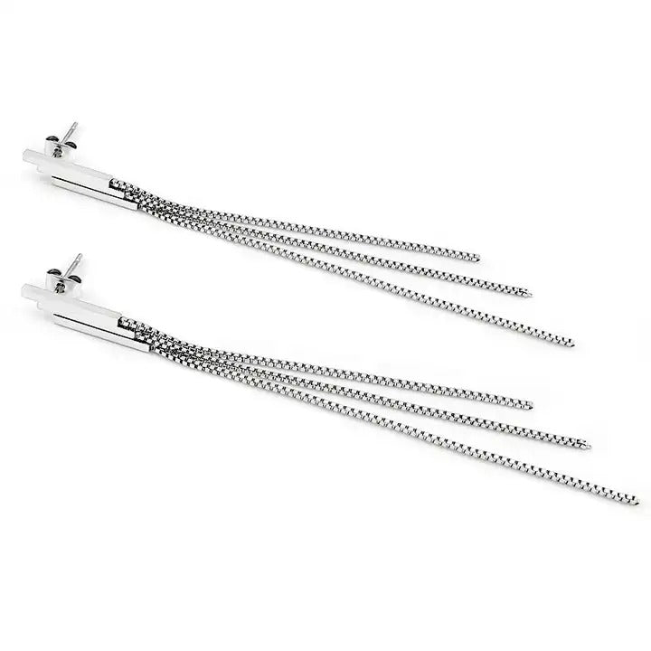 Halo Silver Earring