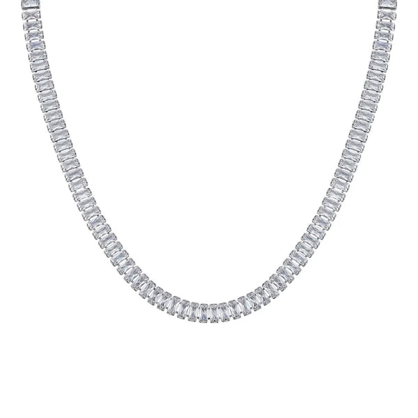 Tennis Necklace Silver