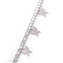 Glamoura Tennis Anklet