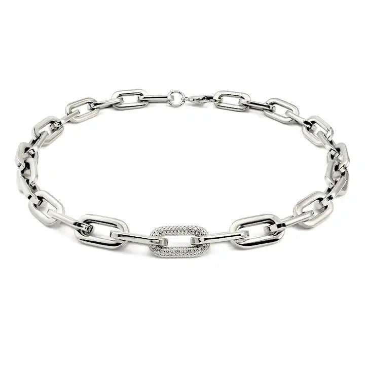 Majesty Silver Necklace