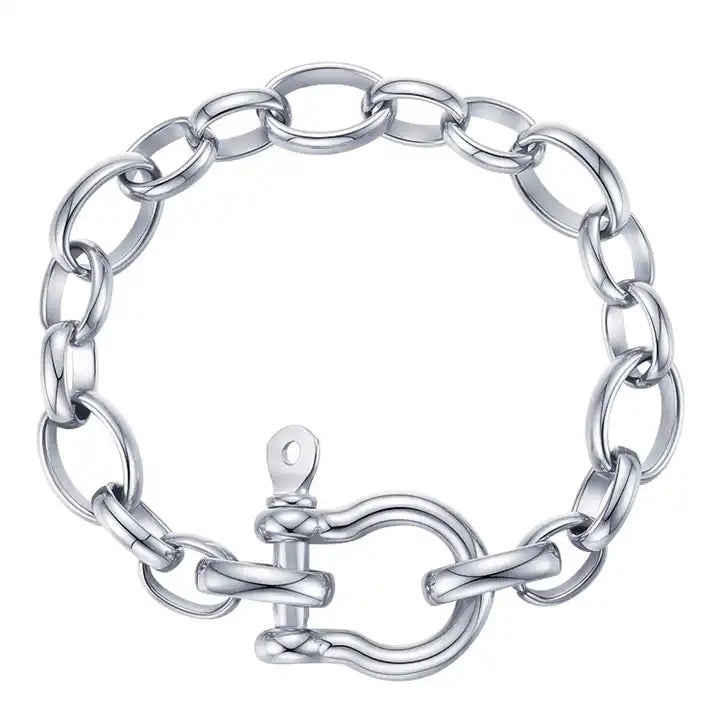 Refined Silver Bracelet