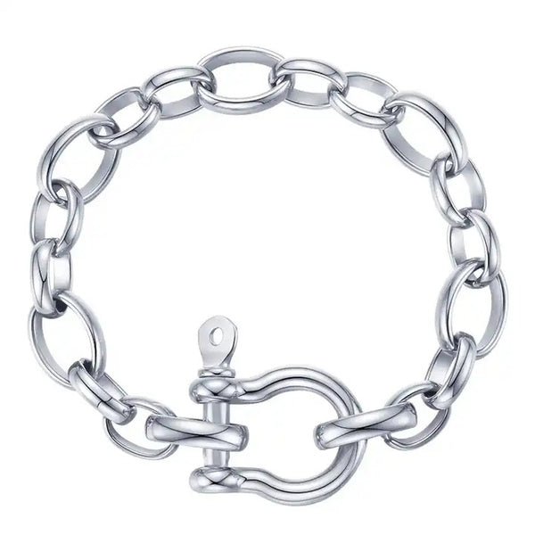 Refined Silver Bracelet