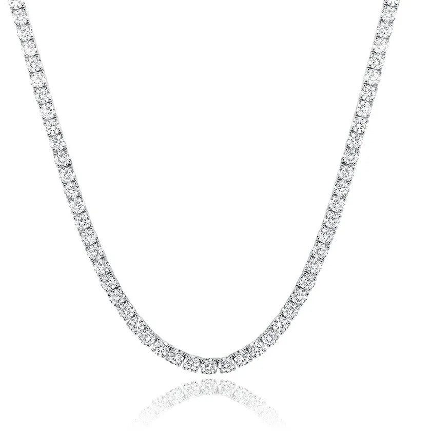 BF Tennis Necklace Silver