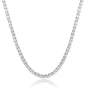 BF Tennis Necklace Silver