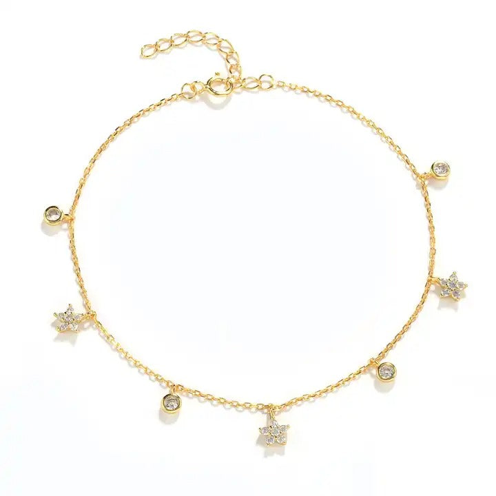 Ornament Gold Anklet