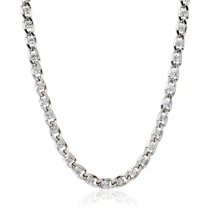 Velour Silver Necklace