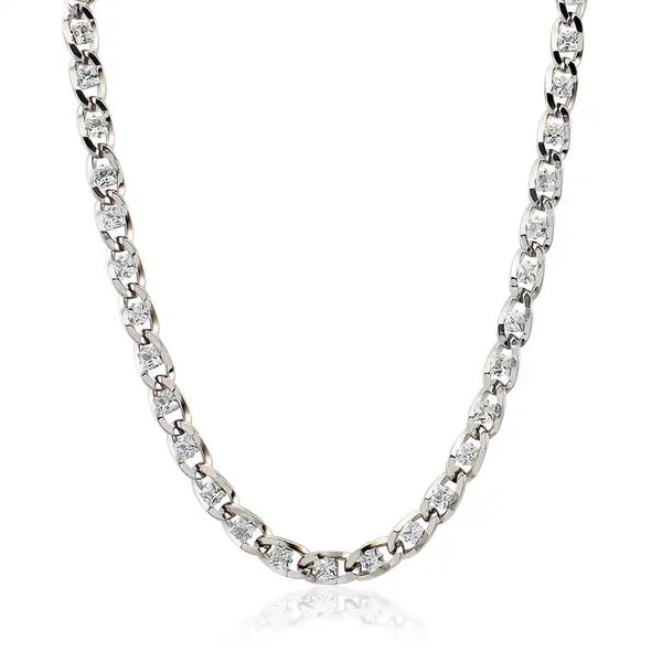 Velour Silver Necklace