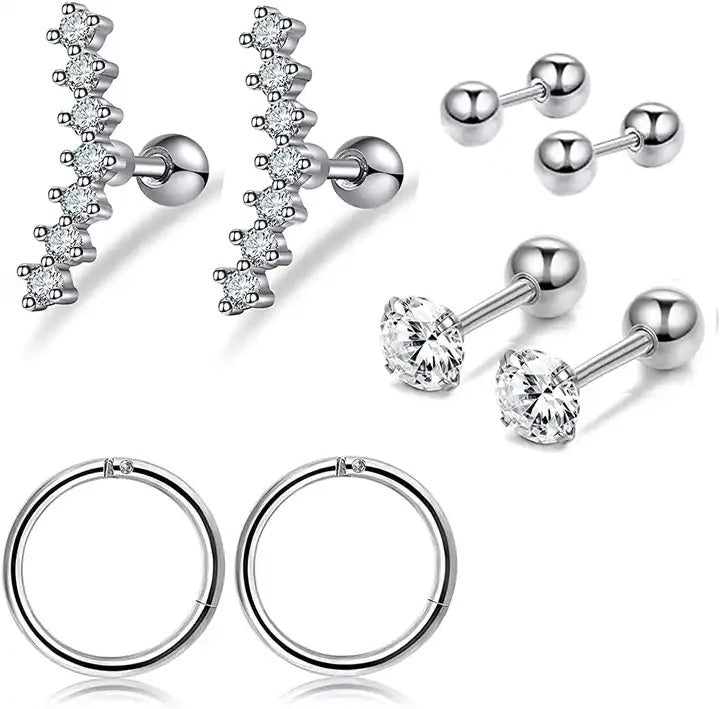 Gemify Silver Earring