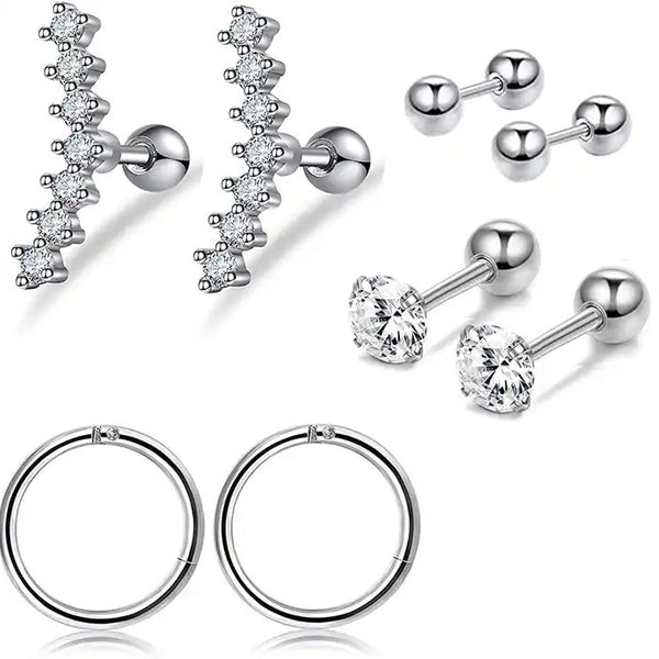 Gemify Silver Earring