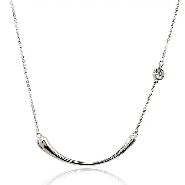 Refinement Silver Necklace
