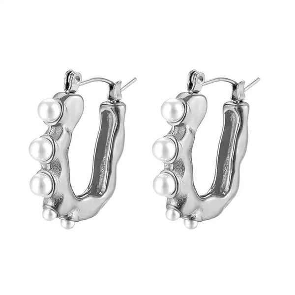 Panache Silver Earring