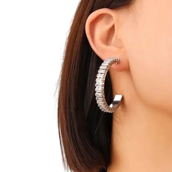Brillare Silver Earring