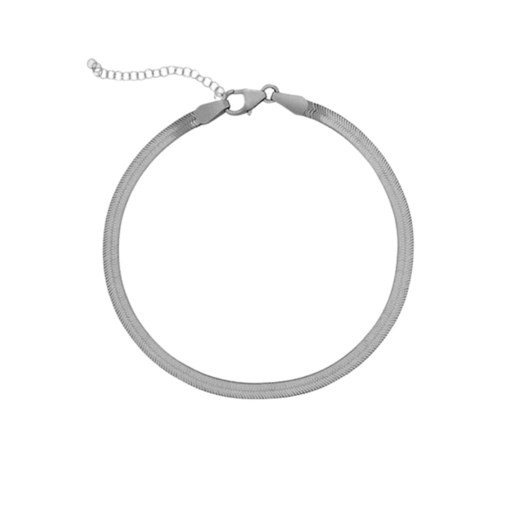 Abilla Silver Anklet