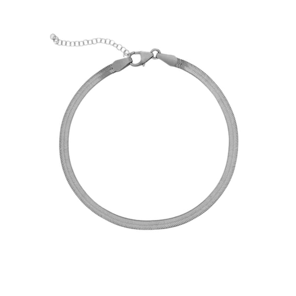 Abilla Silver Anklet