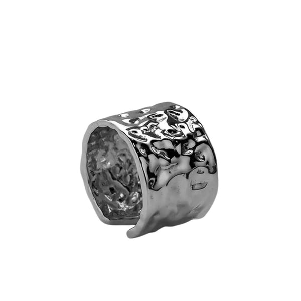 Cosmos Irregular Silver Ring