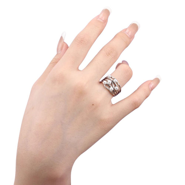 Cosmos Silver Ring